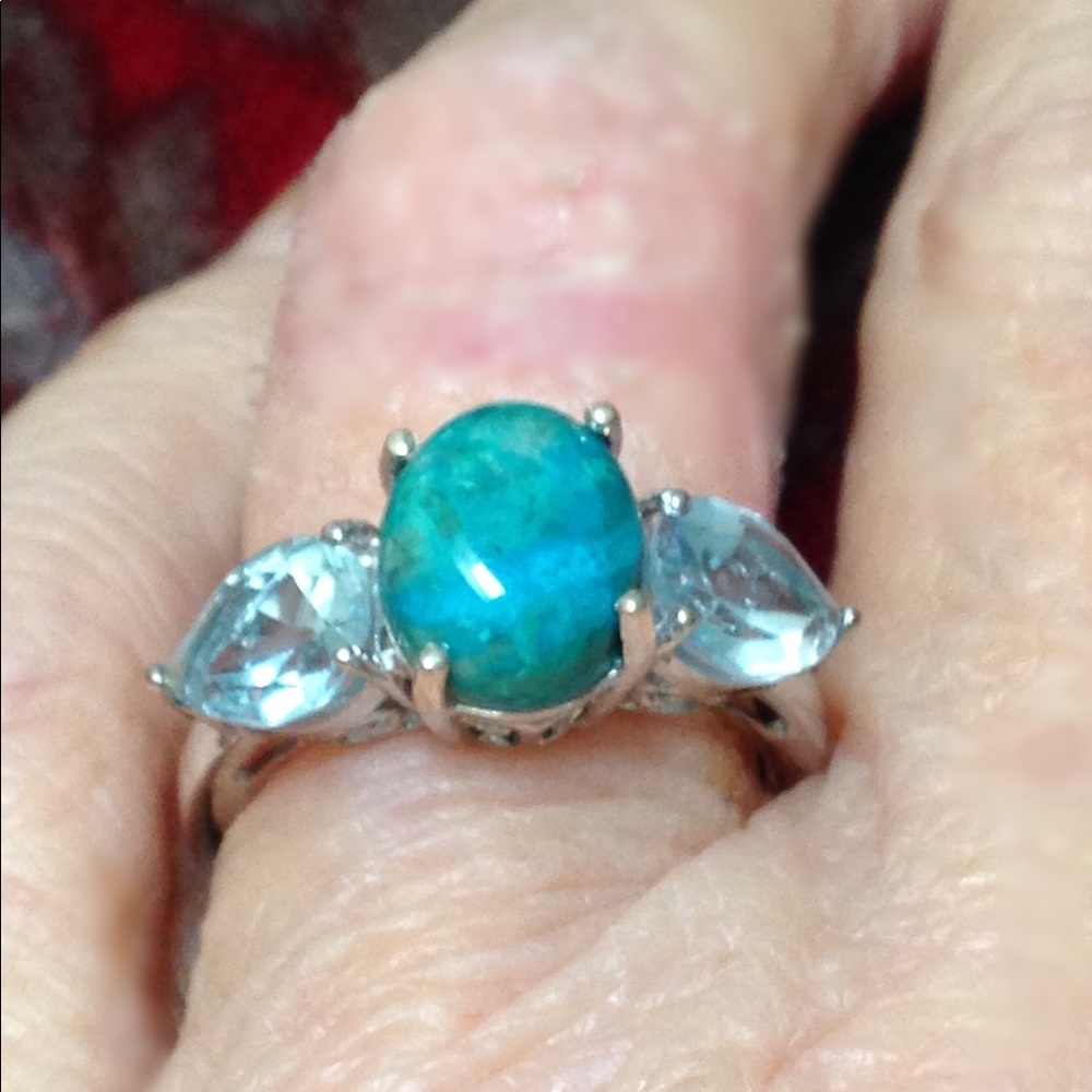 Chrysocolla, Blue Topaz